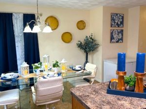 Blue kitchen view portsmouth virginia