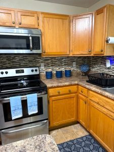 Blue counters and stove portsmouth Virginia